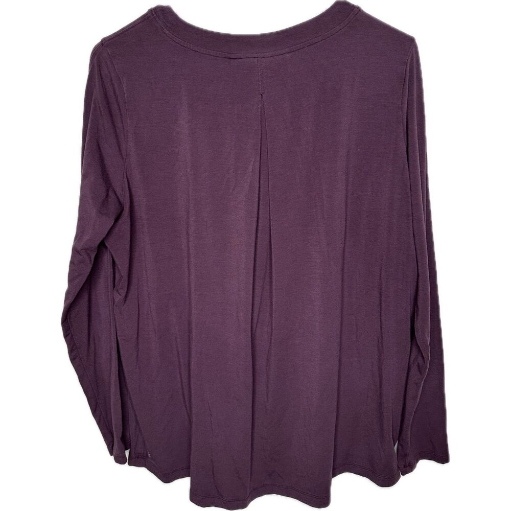 Athleta With Ease Top Women’s Burgundy Berry Small - Picture 2 of 8